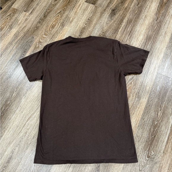 Newport Blue Cotton Brown T-shirt Don't Tread on Me Skater Surf Grunge sz: M - Picture 5 of 5